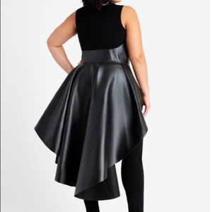 Women’s asymmetric skirt belt